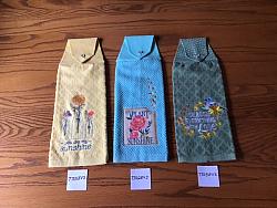 Embroidered Snap Towel