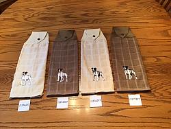 Embroidered Snap Towel Jack Russell Dog