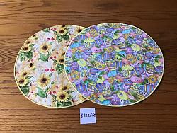 Reversible Easter/Spring Circle Placemat