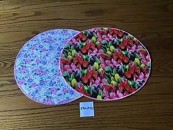 Reversible Easter/Spring Circle Placemat