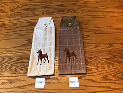 Embroidered Snap Towel Miniature Pinscher Dog