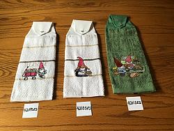 Embroidered Snap Towel